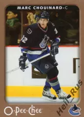 Хоккей. Карточка Marc Chouinard/Марк Шуинар (Vancouver Canucks/Ванкувер) НХЛ/NHL