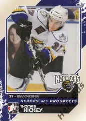 Хоккей. Карточка Thomas Hickey/Томас Хики (Manchester Monarchs) НХЛ/NHL, AHL/АХЛ