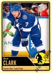 Хоккей. Карточка Brett Clark/Бретт Кларк (Tampa Bay Lightning/Тампа-Бэй) НХЛ/NHL