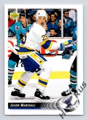 Хоккей Карточка Jason Marshall/Джейсон Маршалл St. Louis Blues/Сент-Луис НХЛ/NHL