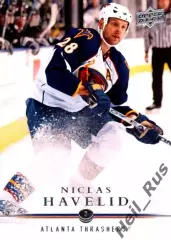 Хоккей. Карточка Niclas Havelid/Никлас Хавелид Atlanta Thrashers/Атланта НХЛ/NHL