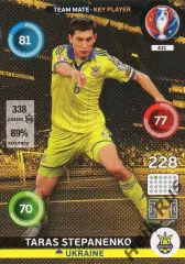 Футбол. Карточка Тарас Степаненко (Украина, Шахтер Донецк) Euro/Евро 2016 Panini