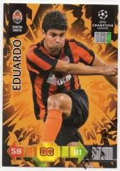 Футбол. Карточка Эдуардо (Шахтер Донецк, Арсенал) Лига Чемпионов 2010-11 Panini