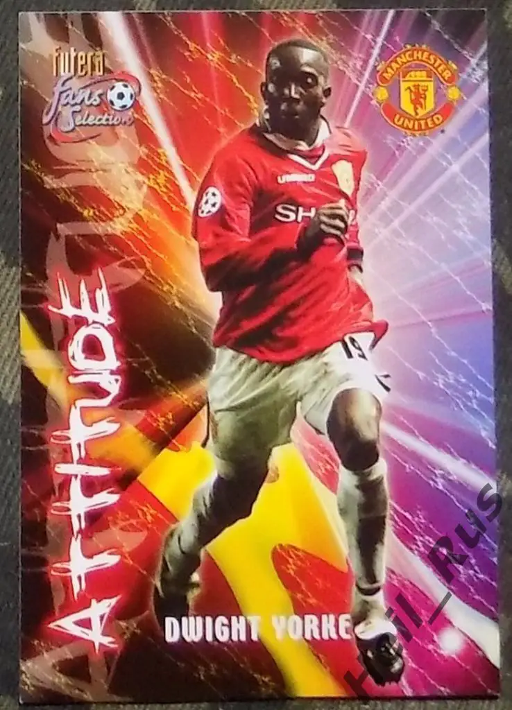 Футбол. Карточка Dwight Yorke/Дуайт Йорк (Manchester/Манчестер Юнайтед) 2000