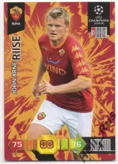 Футбол. Карточка Йон Арне Риисе (Рома, Ливерпуль, Фулхэм) Лига Чемпионов 2010-11