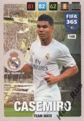 Футбол. Карточка Casemiro / Каземиро (Real / Реал Мадрид) Panini/Панини 2016-17