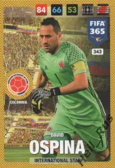 Футбол. Карточка David Ospina / Давид Оспина (Колумбия, Арсенал, Наполи) Panini