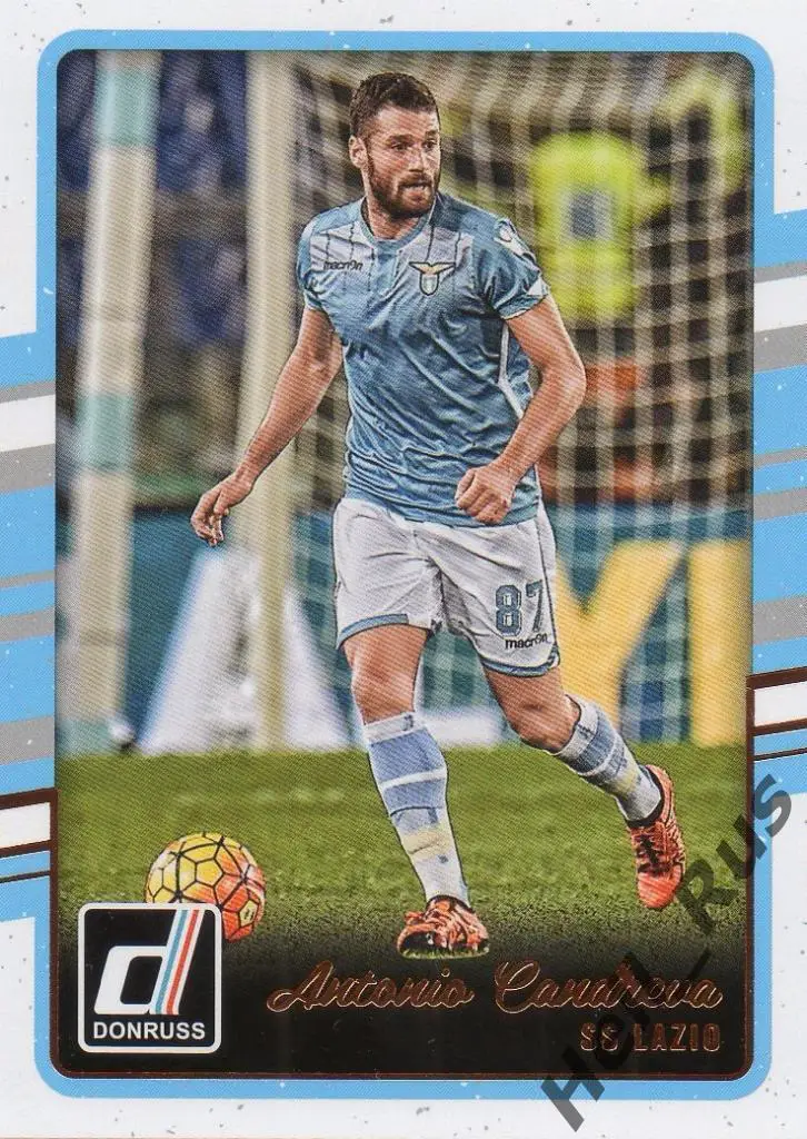 Футбол. Карточка Candreva/Антонио Кандрева (Lazio/Лацио) Panini/Панини 2016-17