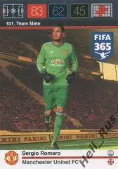 Футбол. Карточка Sergio Romero/Серхио Ромеро (Манчестер Юнайтед) Panini 2015-16