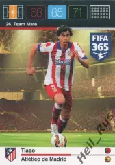 Футбол. Карточка Tiago/Тьягу Атлетико Мадрид/Челси/Ювентус Panini/Панини 2015-16
