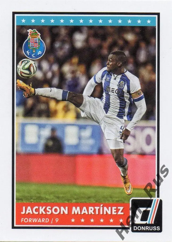 Футбол. Карточка Jackson Martinez/Джексон Мартинес (FC Porto/Порту) Panini 2015