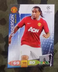 Футбол. Карточка Anderson/Андерсон (Манчестер Юнайтед) Лига Чемпионов 2011-12