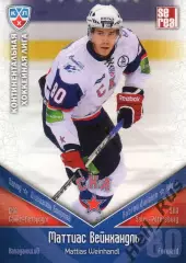 Хоккей. Карточка Маттиас Вейнхандль (СКА Санкт-Петербург) КХЛ/KHL 2011/12 SeReal