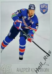 Хоккей Карточка Андрей Кутейкин СКА Санкт-Петербург КХЛ/KHL сезон 2014/15 SeReal