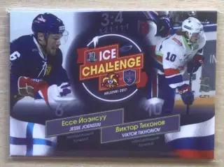 Хоккей. Карточка Ессе Йоэнсуу / Виктор Тихонов (Йокерит/СКА Санкт-Петербург) КХЛ