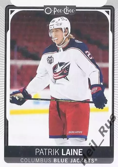Хоккей Карточка Patrik Laine/Патрик Лайне Columbus Blue Jackets/Коламбус NHL НХЛ