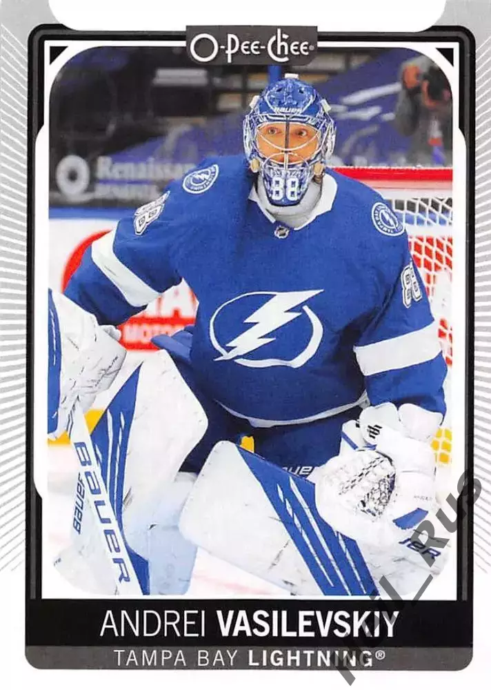 Карточка Андрей Василевский (Тампа-Бэй Лайтнинг / Салават Юлаев Уфа) NHL/НХЛ/КХЛ