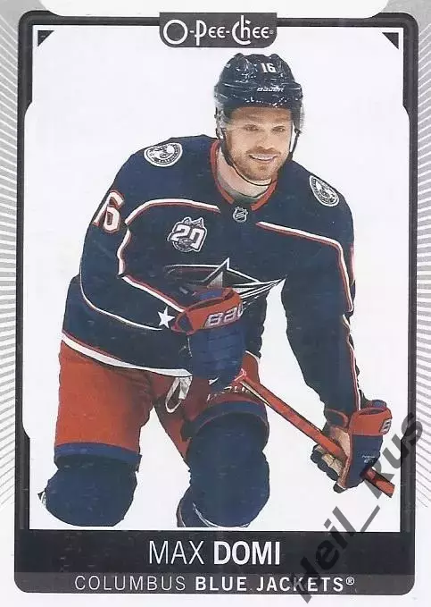 Хоккей. Карточка Max Domi/Макс Доми (Columbus Blue Jackets / Коламбус) НХЛ/NHL