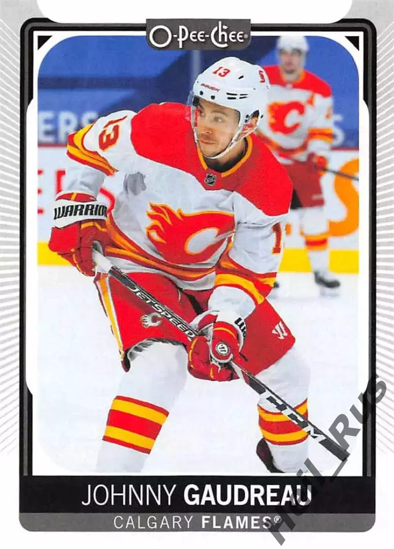 Карточка Johnny Gaudreau / Джонни Годро (Calgary Flames/Калгари Флэймз) НХЛ/NHL
