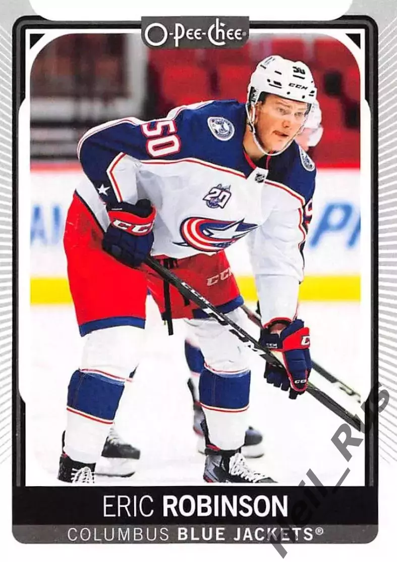 Карточка Eric Robinson/Эрик Робинсон (Columbus Blue Jackets / Коламбус) НХЛ/NHL