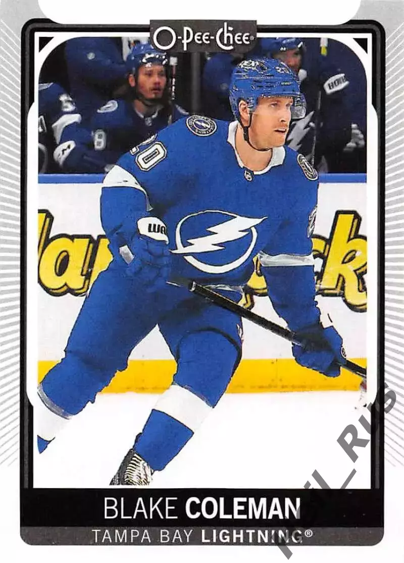 Карточка Coleman/Блейк Коулман (Tampa Bay Lightning/Тампа-Бэй Лайтнинг) НХЛ/NHL