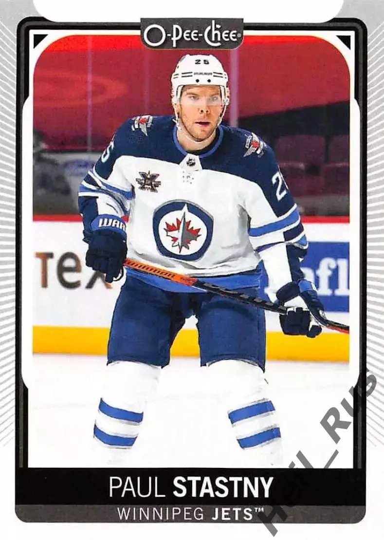 Хоккей; Карточка Paul Stastny/Пол Штястны (Winnipeg Jets/Виннипег Джетс) НХЛ/NHL