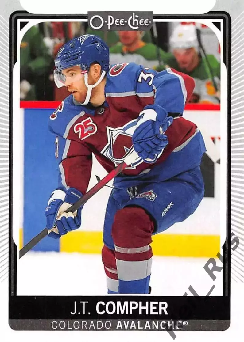 Карточка J.T. Compher/Джей Ти Комфер Colorado Avalanche/Колорадо Эвеланш НХЛ-NHL