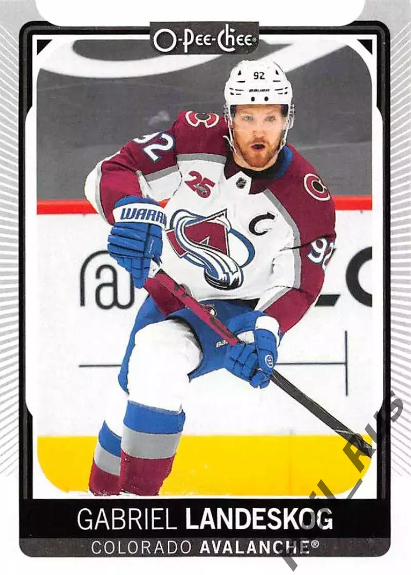 Хоккей. Карточка Габриэль Ландескуг Colorado Avalanche/Колорадо Эвеланш НХЛ/NHL