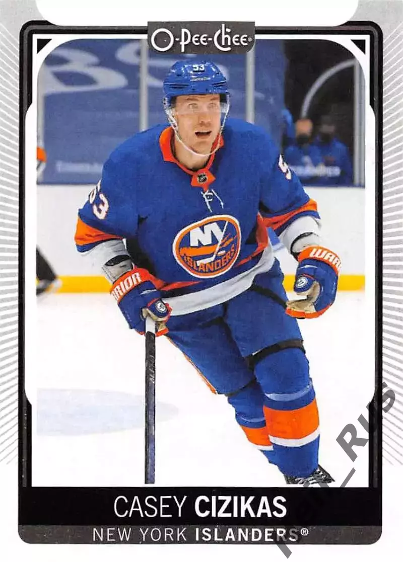 Карточка Cizikas / Кейси Сизикас (New York Islanders/Нью-Йорк Айлендерс) НХЛ/NHL