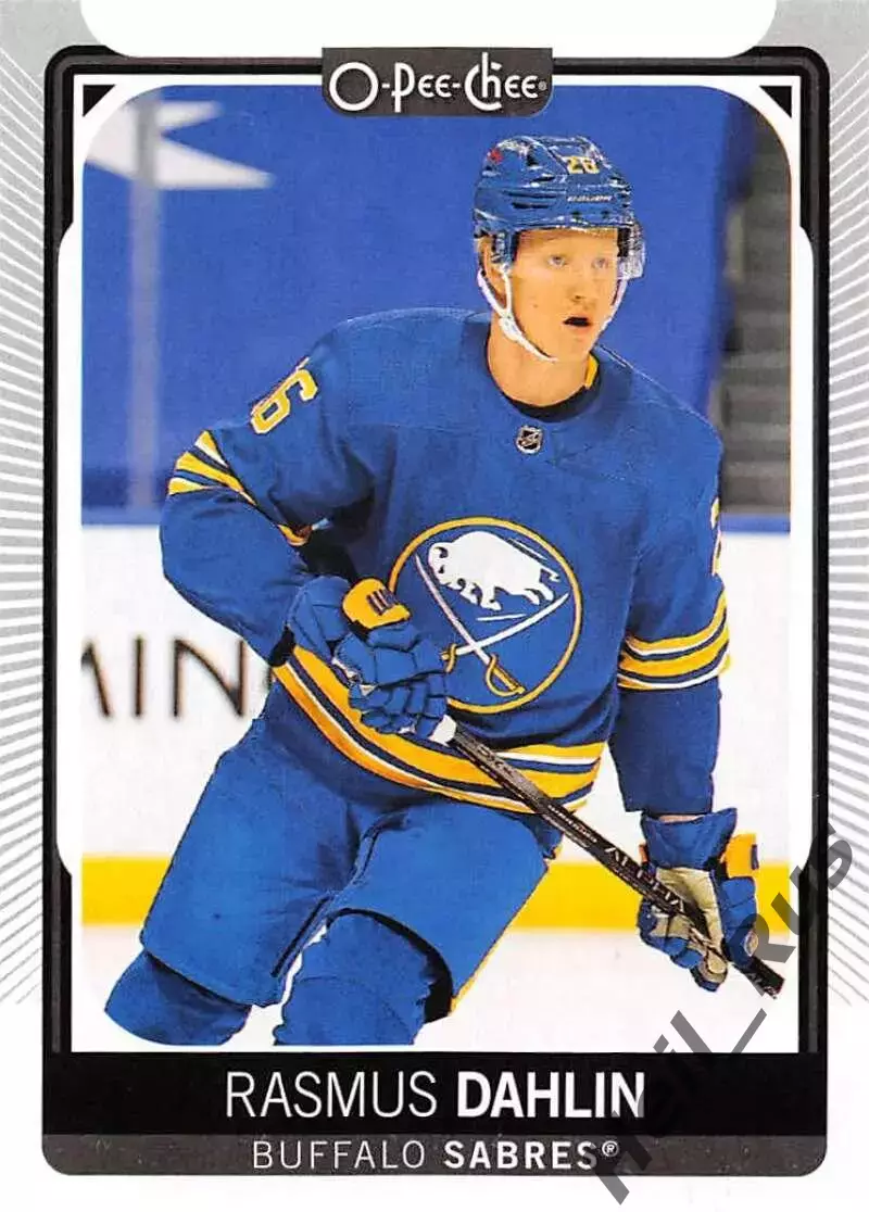 Хоккей Карточка Rasmus Dahlin/Расмус Далин Buffalo Sabres-Баффало Сейбрз НХЛ-NHL