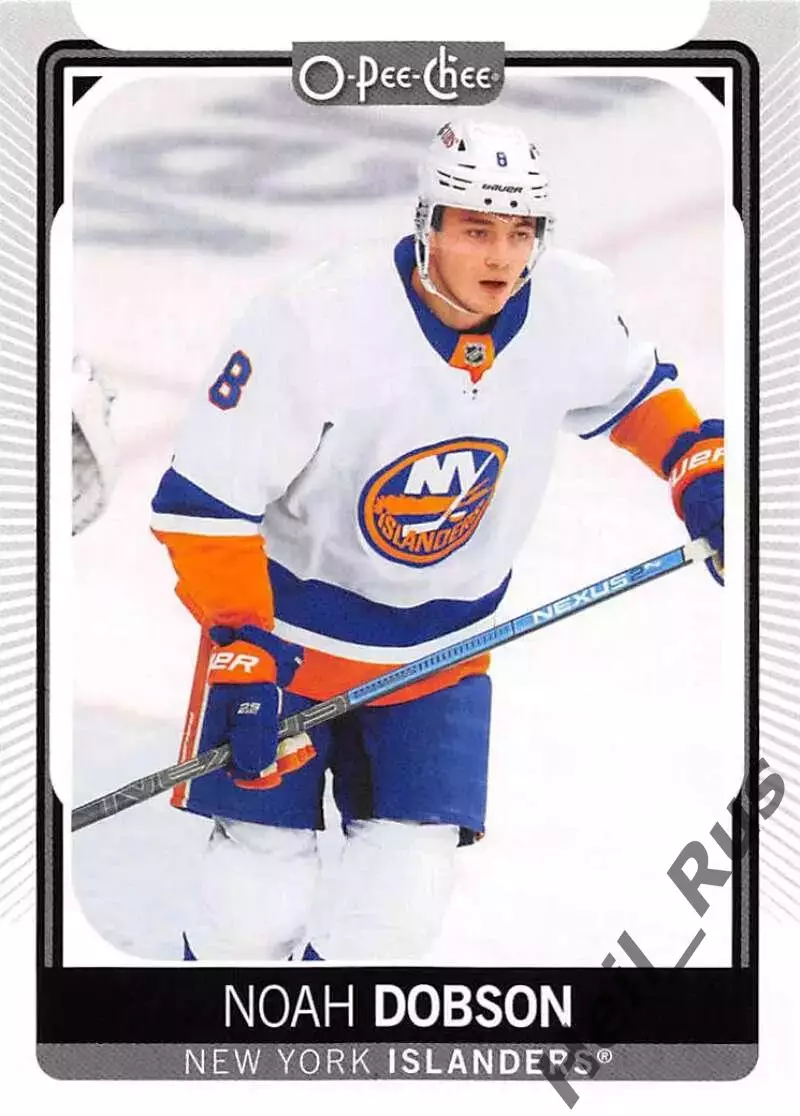 Карточка Noah Dobson/Ноа Добсон (New York Islanders/Нью-Йорк Айлендерс) НХЛ-NHL