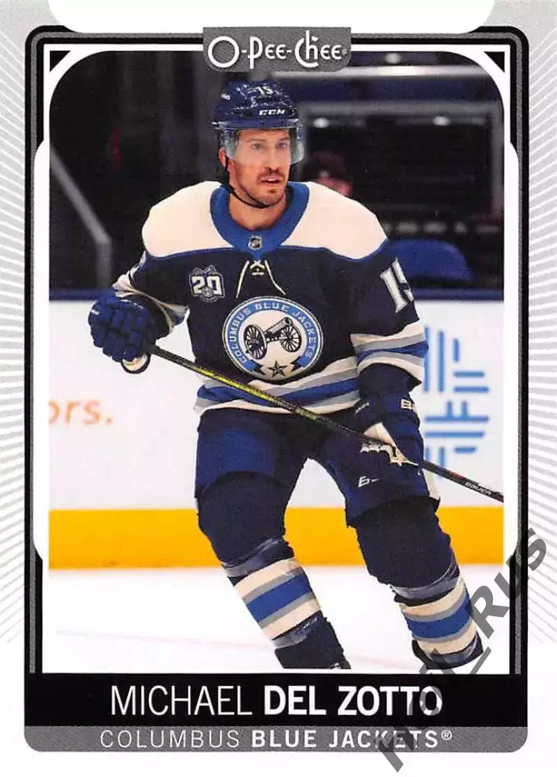 Хоккей Карточка Michael Del Zotto/Майкл Дель Зотто Columbus Blue Jackets НХЛ/NHL