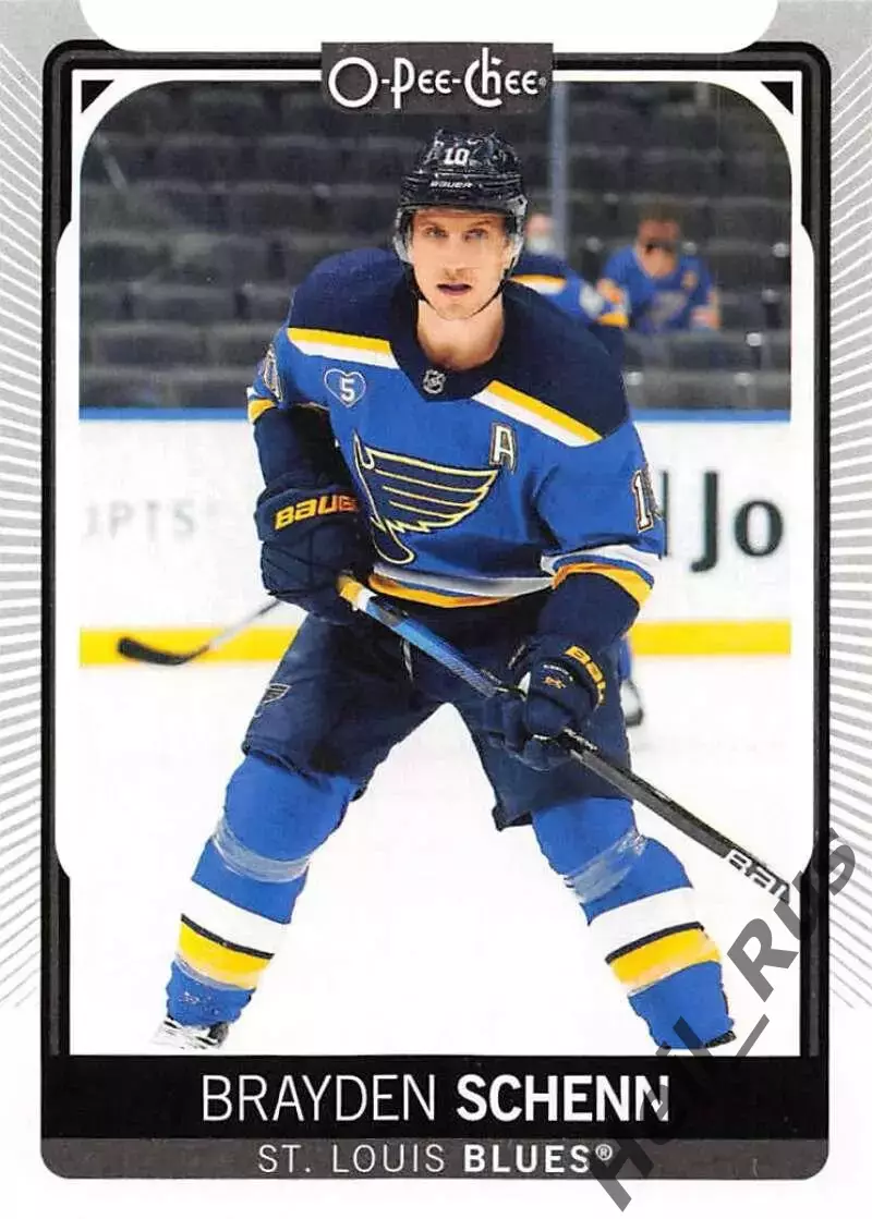 Карточка Brayden Schenn/Брэйден Шенн (St. Louis Blues/Сент-Луис Блюз) НХЛ / NHL
