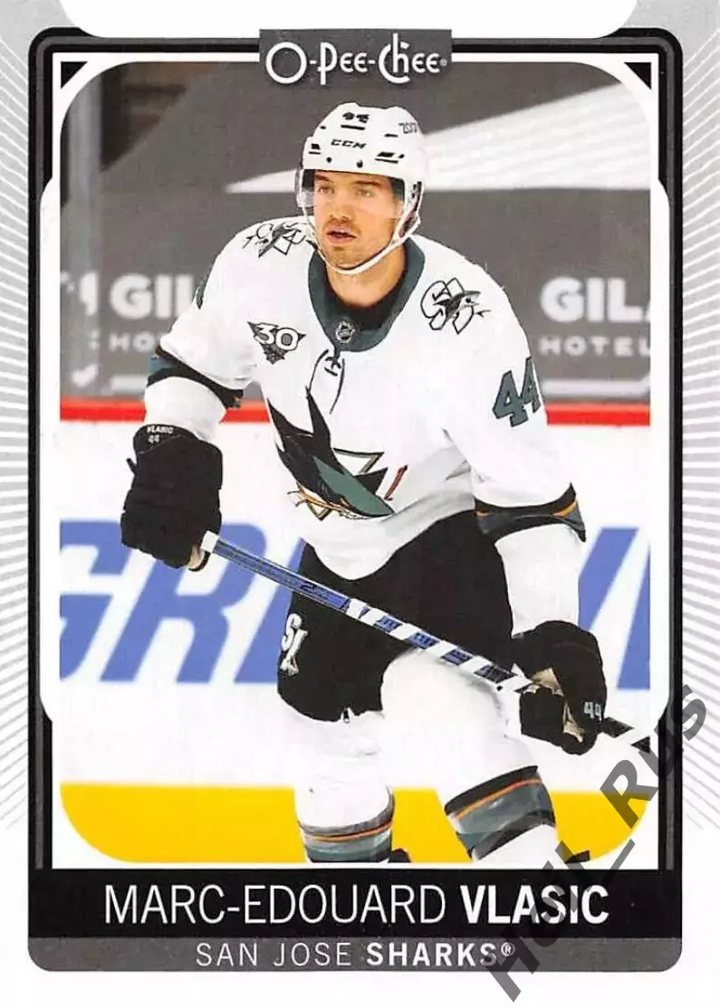 Хоккей. Карточка Vlasic/Марк-Эдуар Власик San Jose Sharks/Сан-Хосе Шаркс НХЛ/NHL