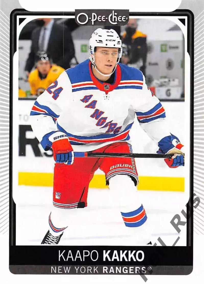 Карточка Kaapo Kakko/Каапо Какко (New York Rangers / Нью-Йорк Рейнджерс) НХЛ/NHL