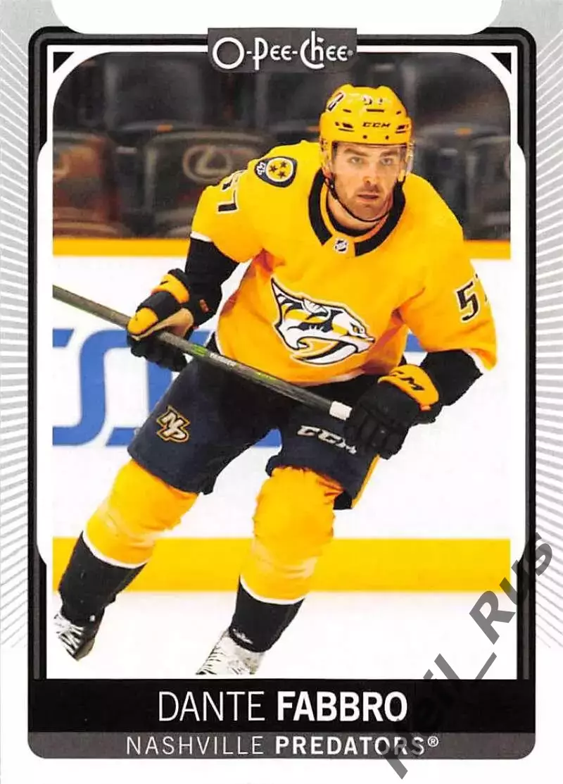 Карточка Dante Fabbro/Данте Фаббро Nashville Predators/Нэшвилл Предаторз НХЛ-NHL
