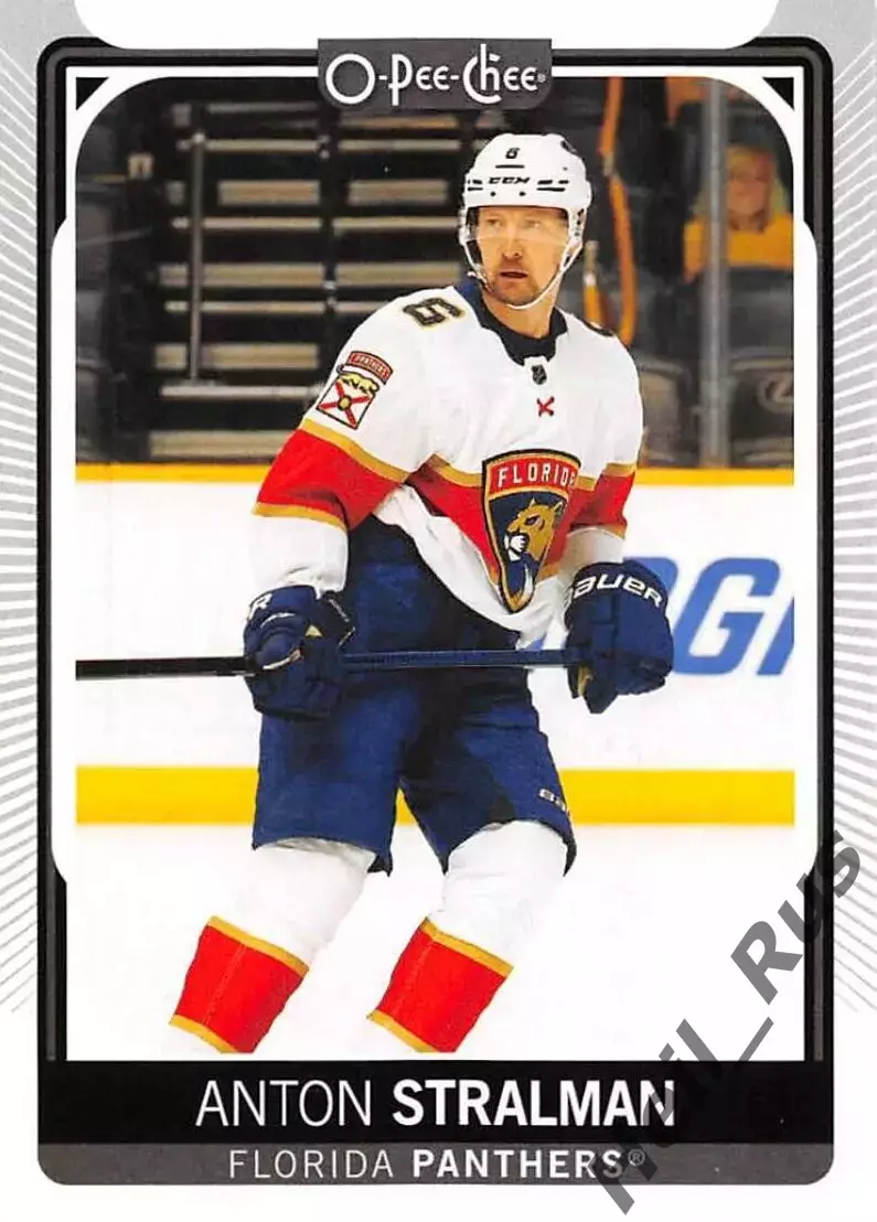 Карточка Anton Stralman/Антон Строльман Florida Panthers/Флорида Пантерз НХЛ/NHL