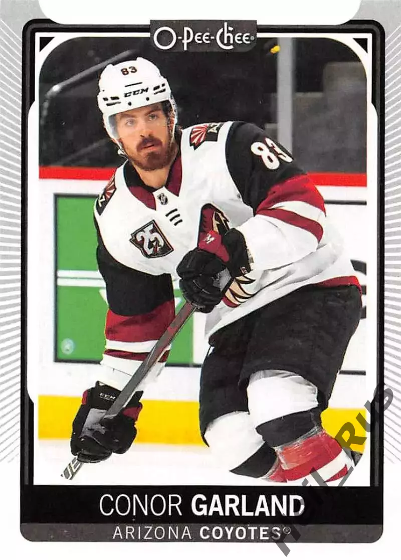 Карточка Conor Garland/Конор Гарланд (Arizona Coyotes/Аризона Койотис) НХЛ/NHL