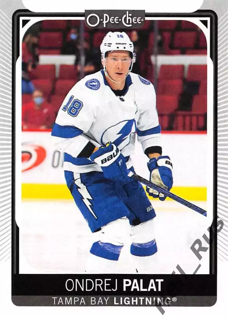 Карточка O. Palat/Ондржей Палат (Tampa Bay Lightning/Тампа-Бэй Лайтнинг) НХЛ/NHL