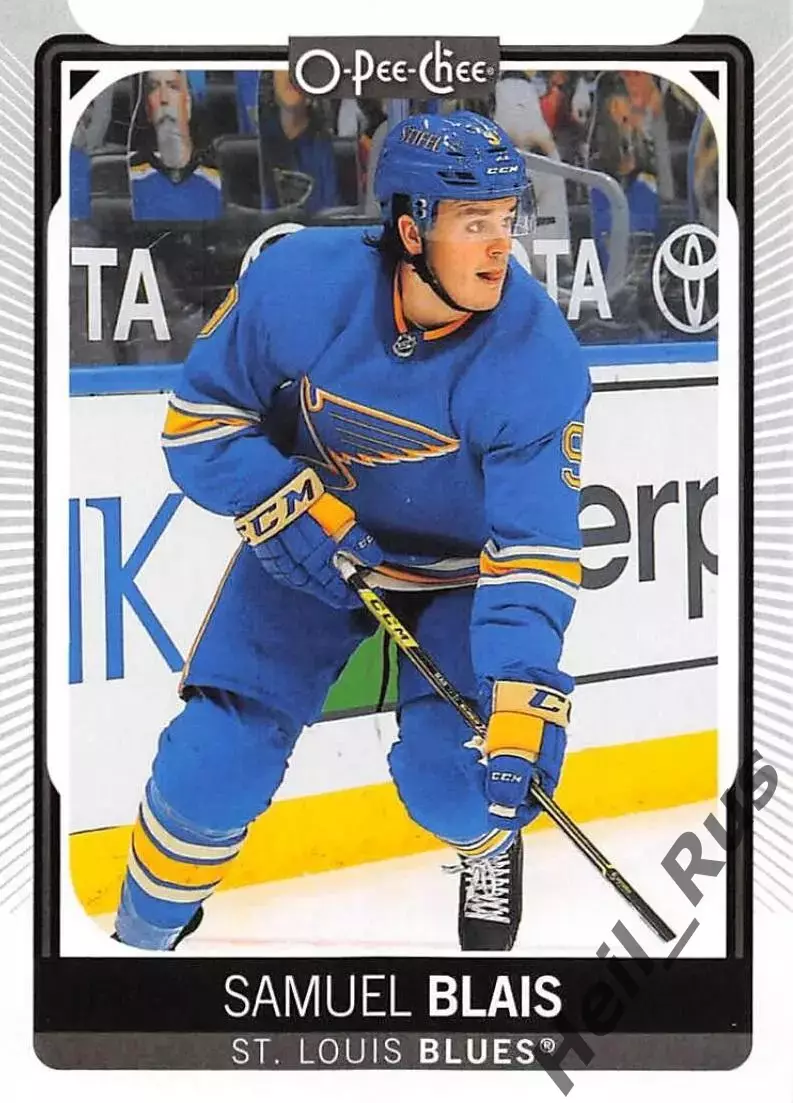Хоккей Карточка Samuel Blais/Самуэль Блейс St Louis Blues/Сент-Луис Блюз НХЛ/NHL