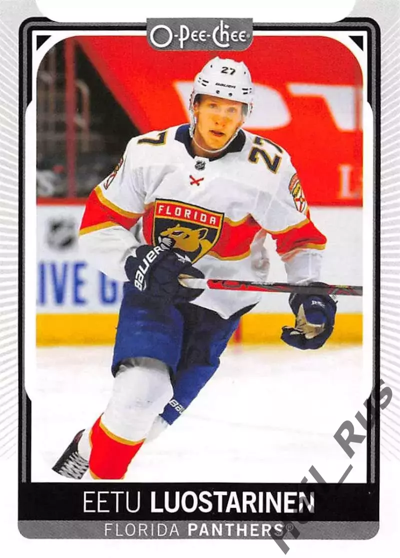 Карточка Luostarinen/Ээту Луостаринен (Florida Panthers/Флорида Пантерз) НХЛ-NHL