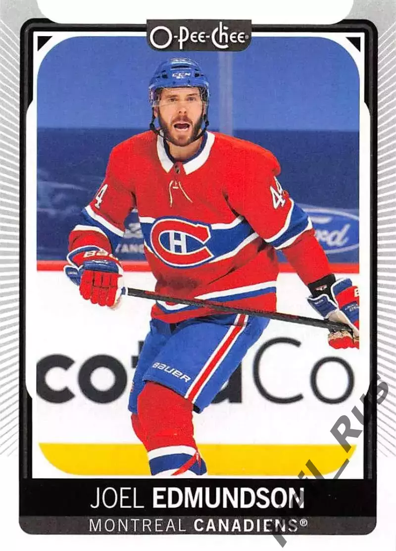 Карточка Joel Edmundson/Джоэль Эдмундсон (Montreal Canadiens/Монреаль) НХЛ/NHL