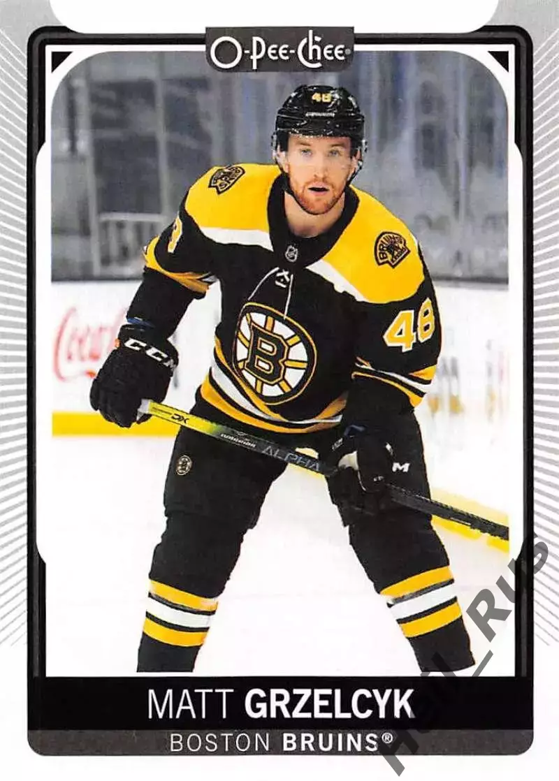 Хоккей Карточка Matt Grzelcyk/Мэтт Гжельчик Boston Bruins/Бостон Брюинз НХЛ/NHL