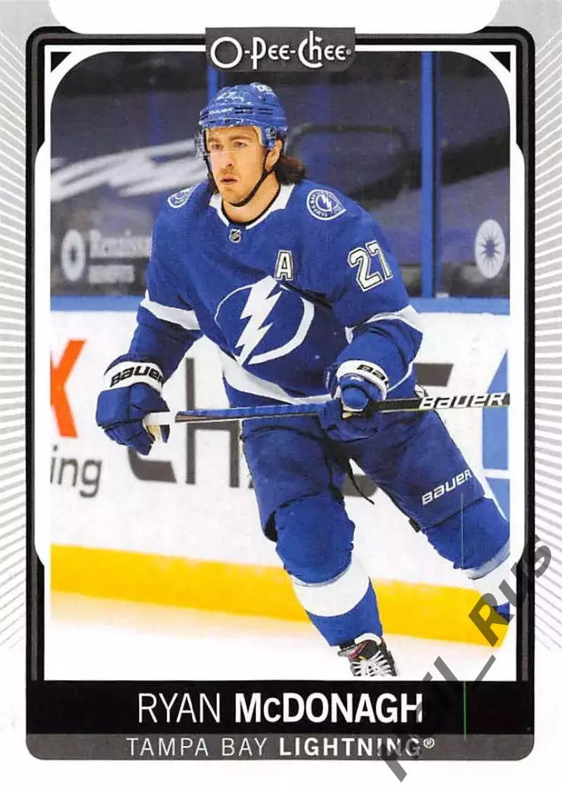 Карточка Райан Макдона Tampa Bay Lightning/Тампа-Бэй Лайтнинг, Барыс НХЛ/NHL/КХЛ