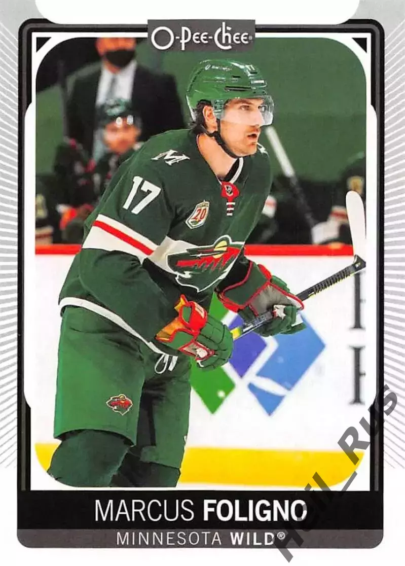 Карточка Marcus Foligno/Маркус Фолиньо (Minnesota Wild/Миннесота Уайлд) НХЛ/NHL