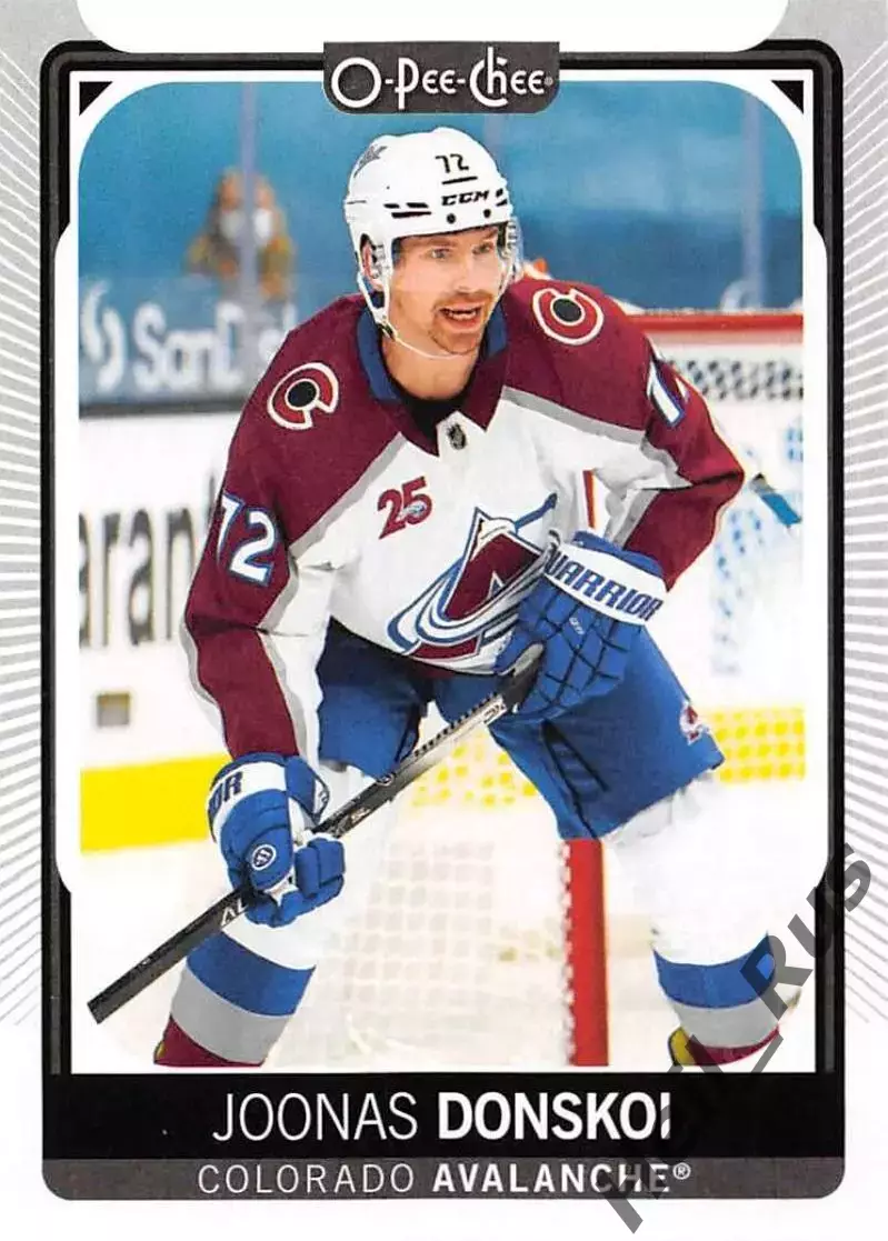Карточка Joonas Donskoi/Йоонас Донской (Colorado Avalanche/Колорадо) НХЛ/NHL