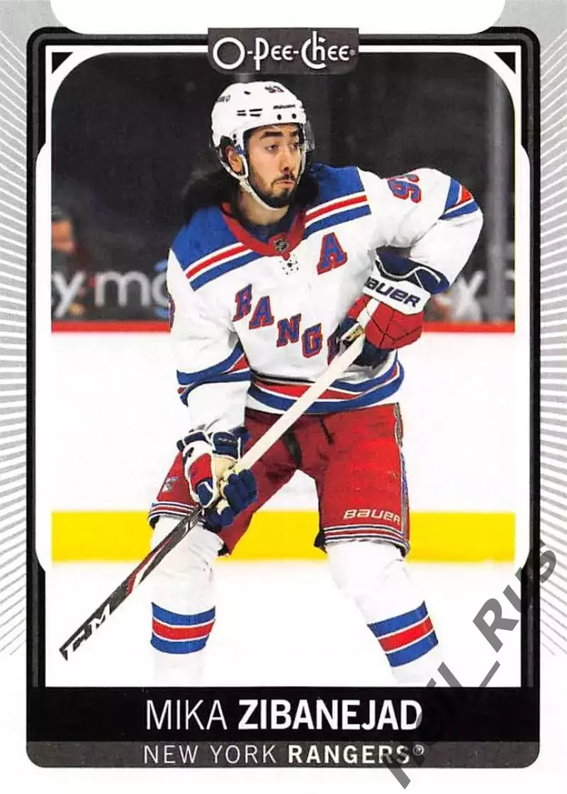 Карточка Zibanejad/Мика Зибанежад (New York Rangers/Нью-Йорк Рейнджерс) НХЛ NHL