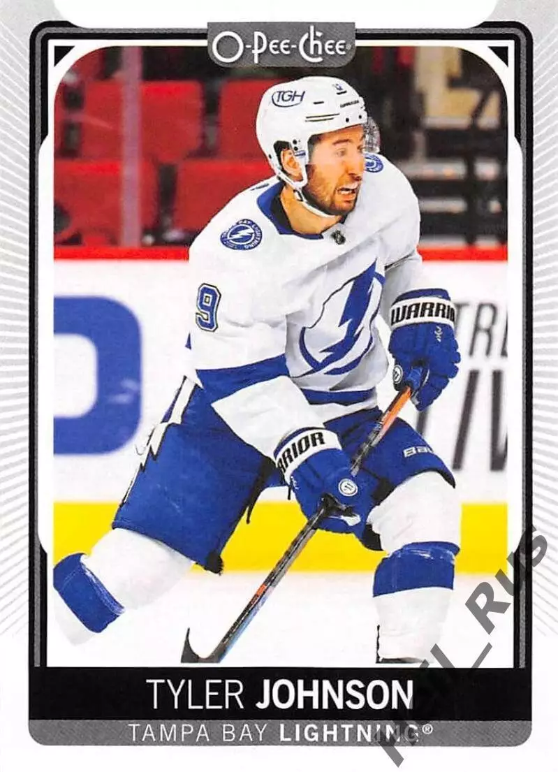 Карточка Tyler Johnson / Тайлер Джонсон (Tampa Bay Lightning/Тампа-Бэй) НХЛ/NHL