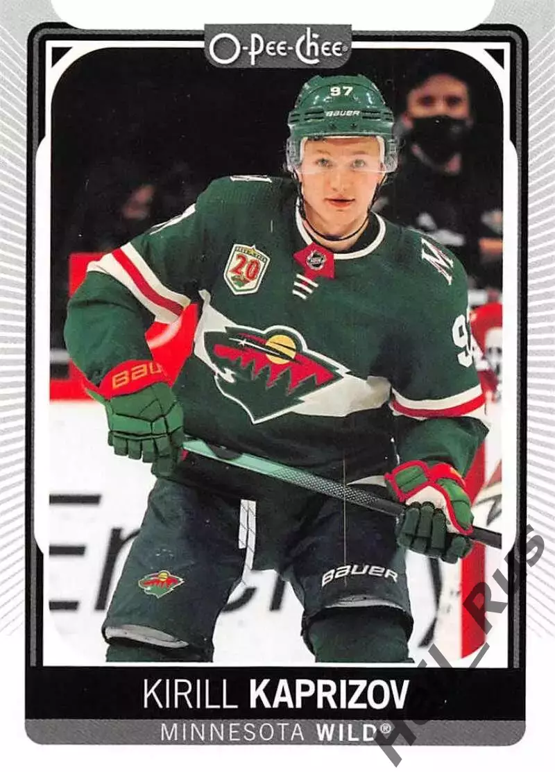 Карточка Кирилл Капризов Миннесота Уайлд/Металлург Новокузнецк/ЦСКА НХЛ/NHL/КХЛ