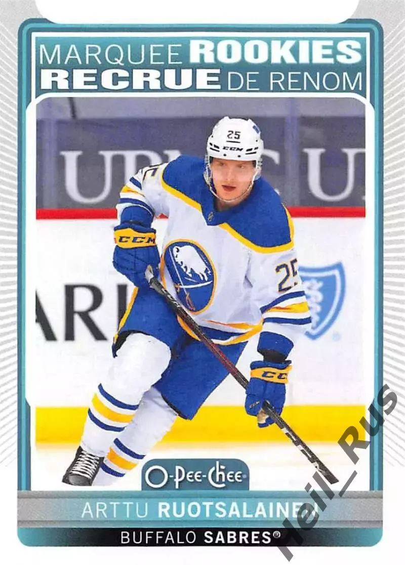 Карточка Arttu Ruotsalainen/Артту Руотсалайнен (Buffalo Sabres/Баффало) NHL/НХЛ